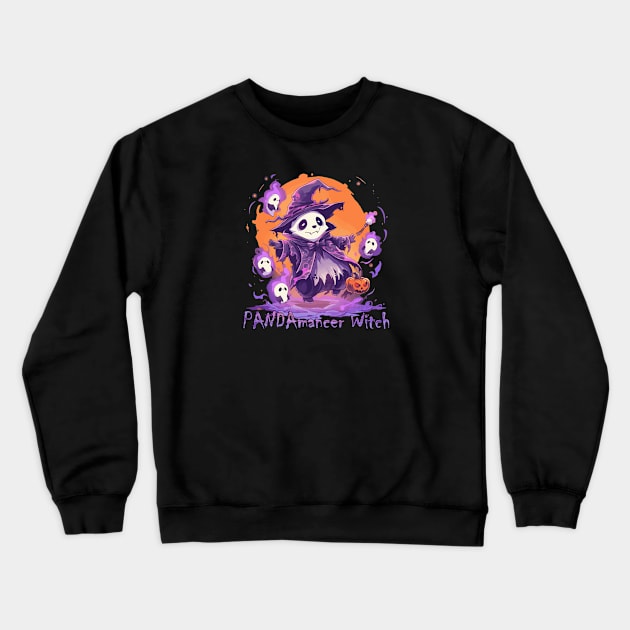 Pandamancer Witch Crewneck Sweatshirt by Myanko